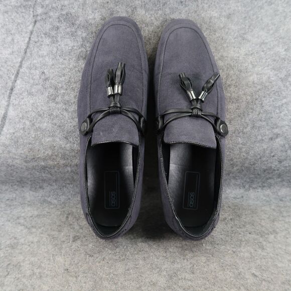 Asos Shoes Men 8 Tassel Loafer Slip On Classic Fashion Casual Slipper Blue Black - Picture 6 of 13